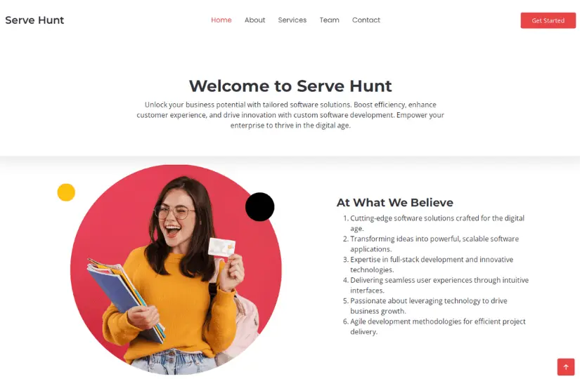 Servehunt Screenshot