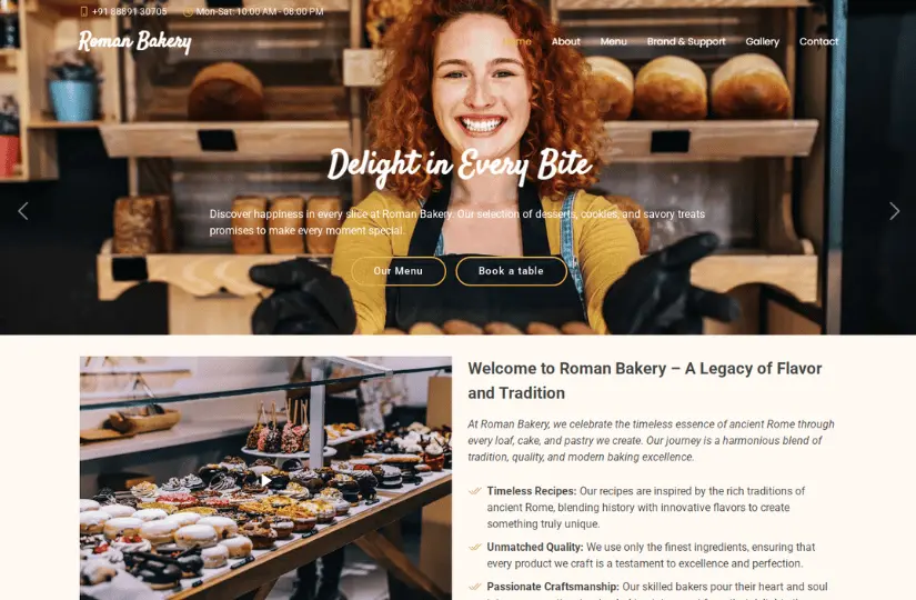 Roman Bakery Screenshot